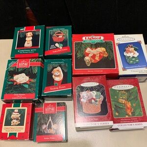 Vintage Hallmark Lot of 10  Keepsake Ornament Collection 
Will sell separately